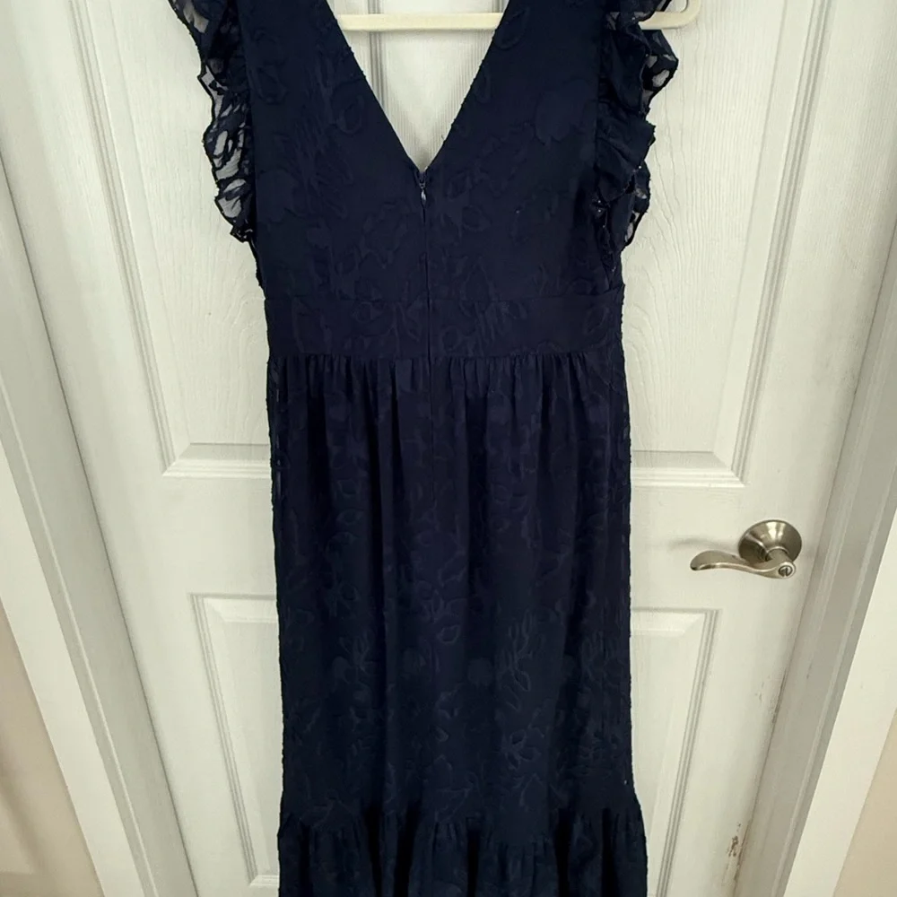 Lilly Pulitzer Navy Blue Maxi Dress size 8 - Picture 2 of 9